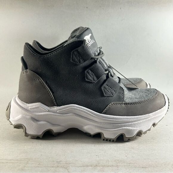 Sorel Kinetic Breakthru Caribou Women’s Waterproof Boots Gray Size 10 NL4903-052 - Picture 1 of 9